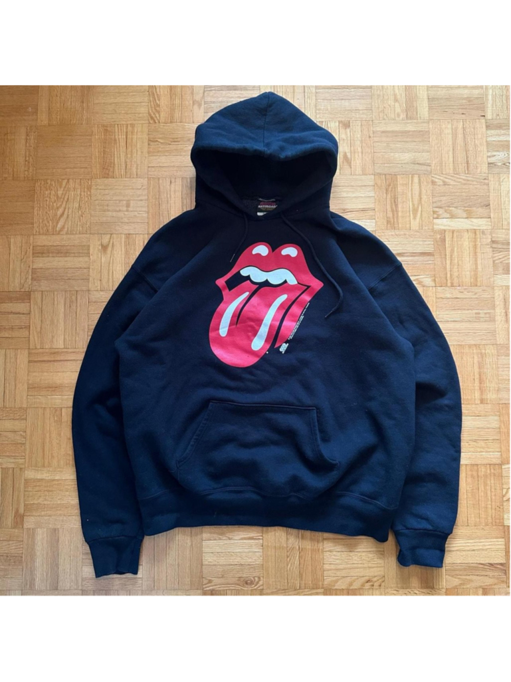 Vintage Rolling Stones Tongue Artimonde Hoodie y2k Size XL